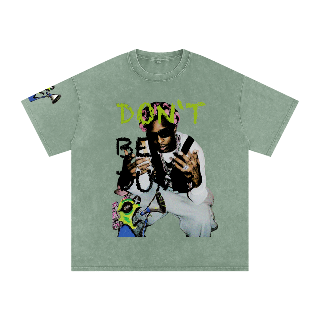 DONT BE DUMB A$AP ROCKY Snow Washed Oversized Cotton T-Shirt ODMPOD