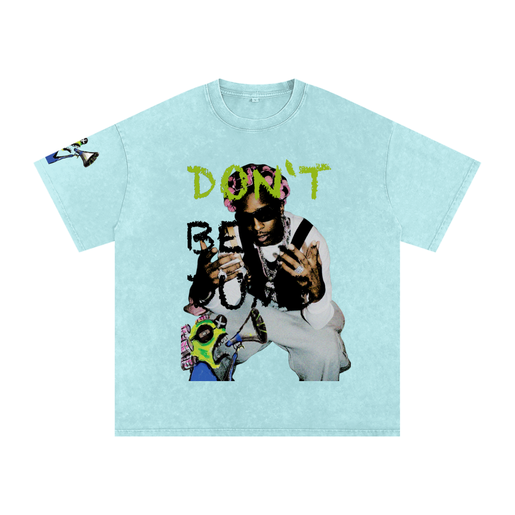 DONT BE DUMB A$AP ROCKY Snow Washed Oversized Cotton T-Shirt ODMPOD