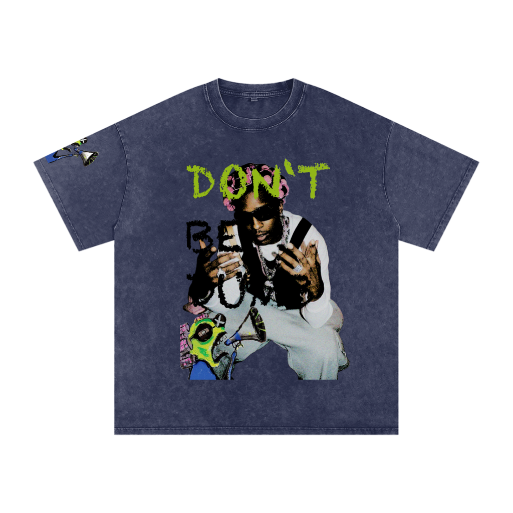 DONT BE DUMB A$AP ROCKY Snow Washed Oversized Cotton T-Shirt ODMPOD
