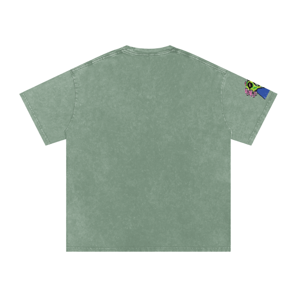 DONT BE DUMB A$AP ROCKY Snow Washed Oversized Cotton T-Shirt ODMPOD