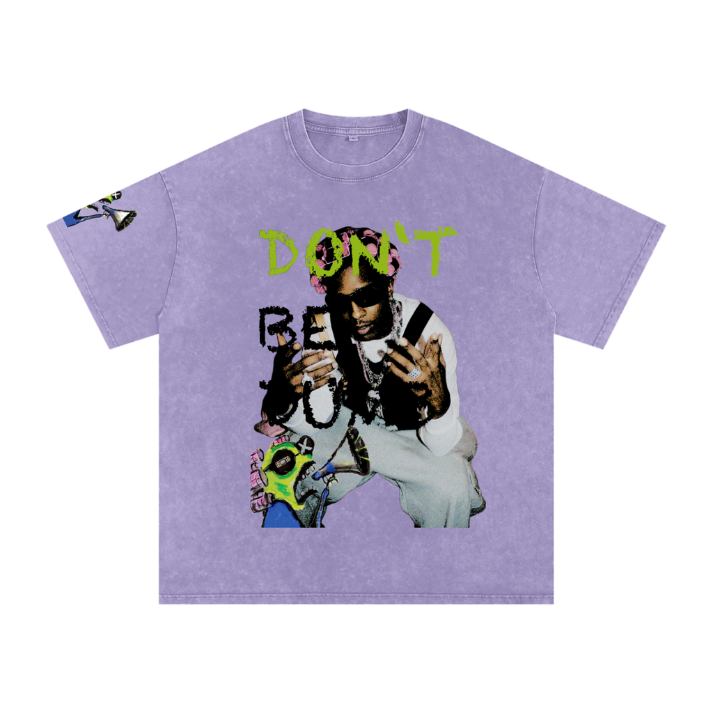 DONT BE DUMB A$AP ROCKY Snow Washed Oversized Cotton T-Shirt ODMPOD