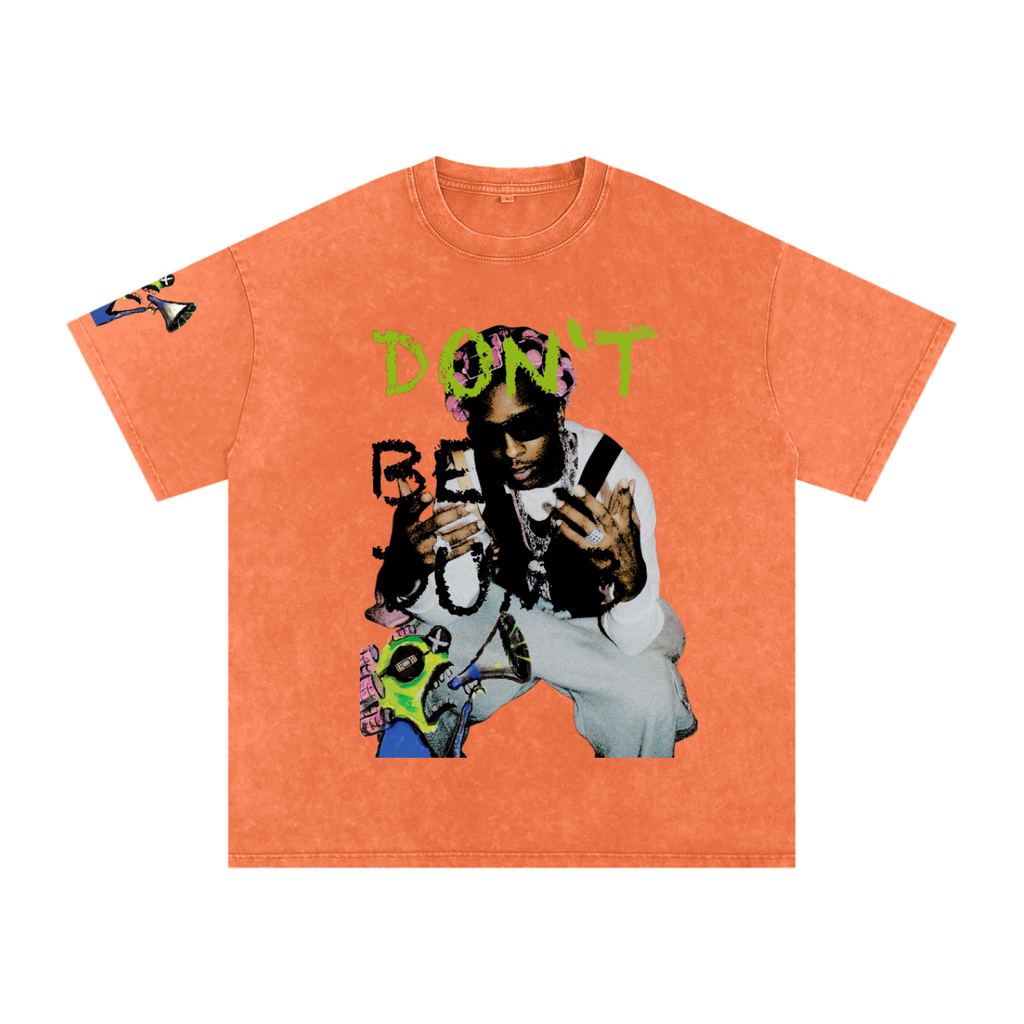 DONT BE DUMB A$AP ROCKY Snow Washed Oversized Cotton T-Shirt ODMPOD