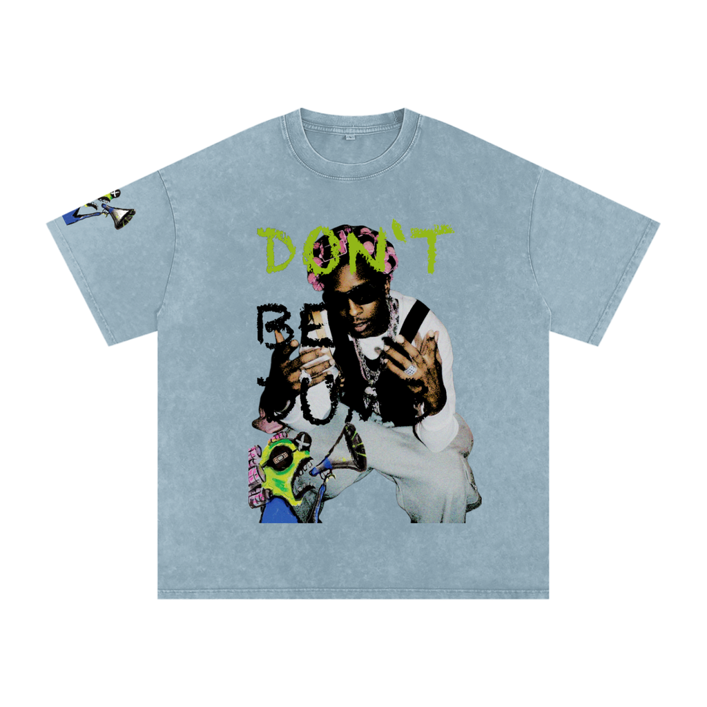 DONT BE DUMB A$AP ROCKY Snow Washed Oversized Cotton T-Shirt ODMPOD